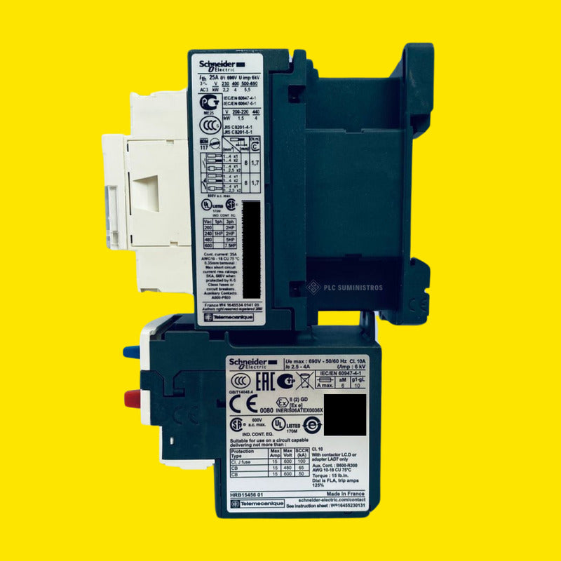 Schneider Lc1d09f7 Contactor Bobina 110v 50/60hz