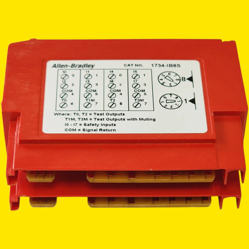 Allen-bradley 1734-ib8s Módulo De Seguridad Guard I/o