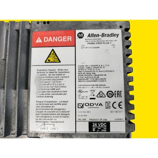Allen-bradley 2711p-t7c22d9p Terminal Grafico Panelview+ 7