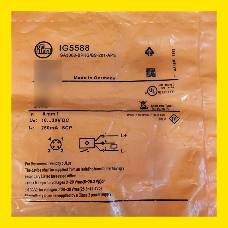 Ifm Electronic Ig5588 Sensor Inductivo