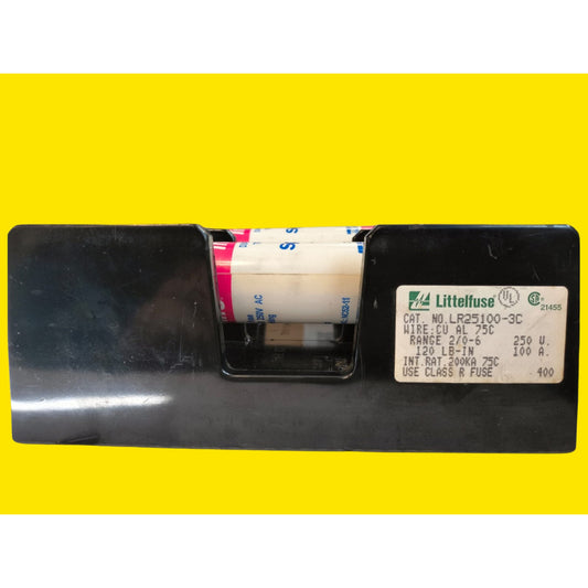 Ferraz Shawmut Fusible Tr90r Y Bloque De Fusibles Lr25100-3c