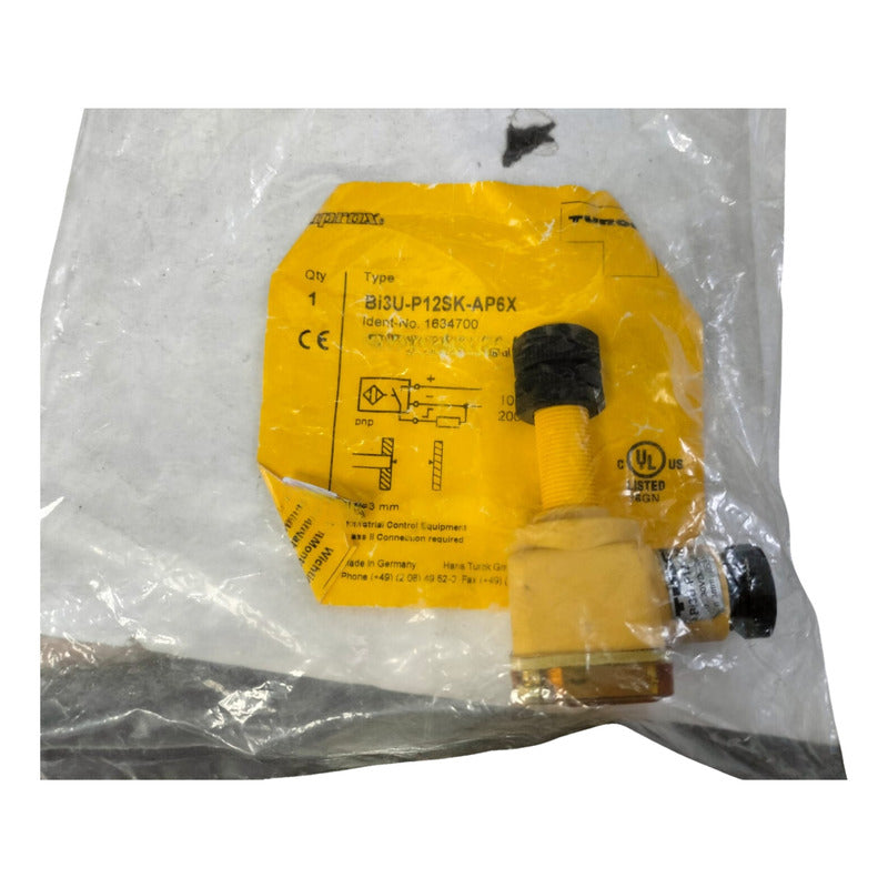 Turck Bi3u-p12sk-ap5x Sensor Inductivo De Proximidad