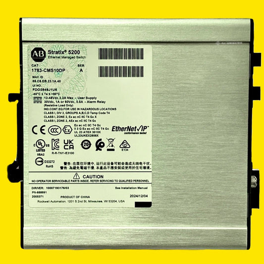 Allen-bradley 1783-cms10dp Stratix 5200