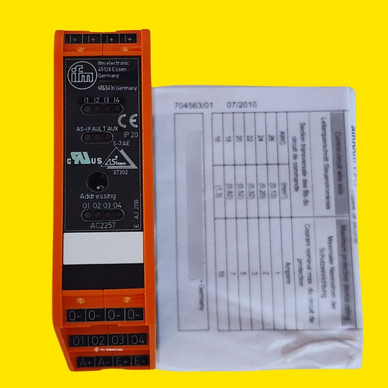 Ifm Ac2257 As-interface Control Cabinet Module