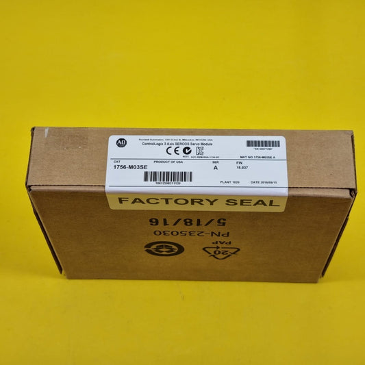 Allen-bradley 1756-m03se Controllogix 3 Axis Sercos