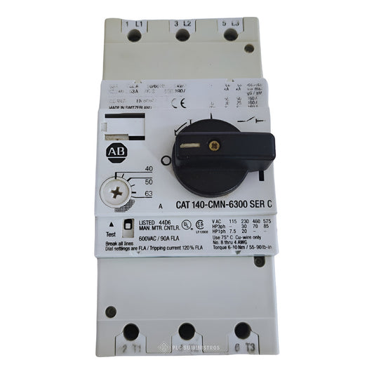 Allen-bradley 140-cmn-6300 Ser C Guardamotor 40-50-63 50hz-60hz