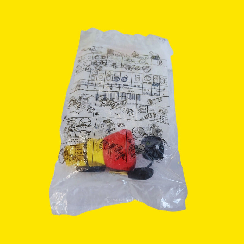 800fp-mk44 Allen Bradley Liberación De Llave De Empuje 40mm Rojo-amarillo