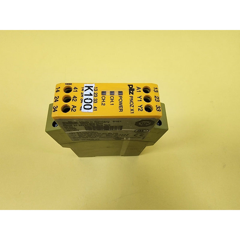 774300 Pilz Relevador Seguridad Pnoz X1 24vac/dc 3n/o 1n/c