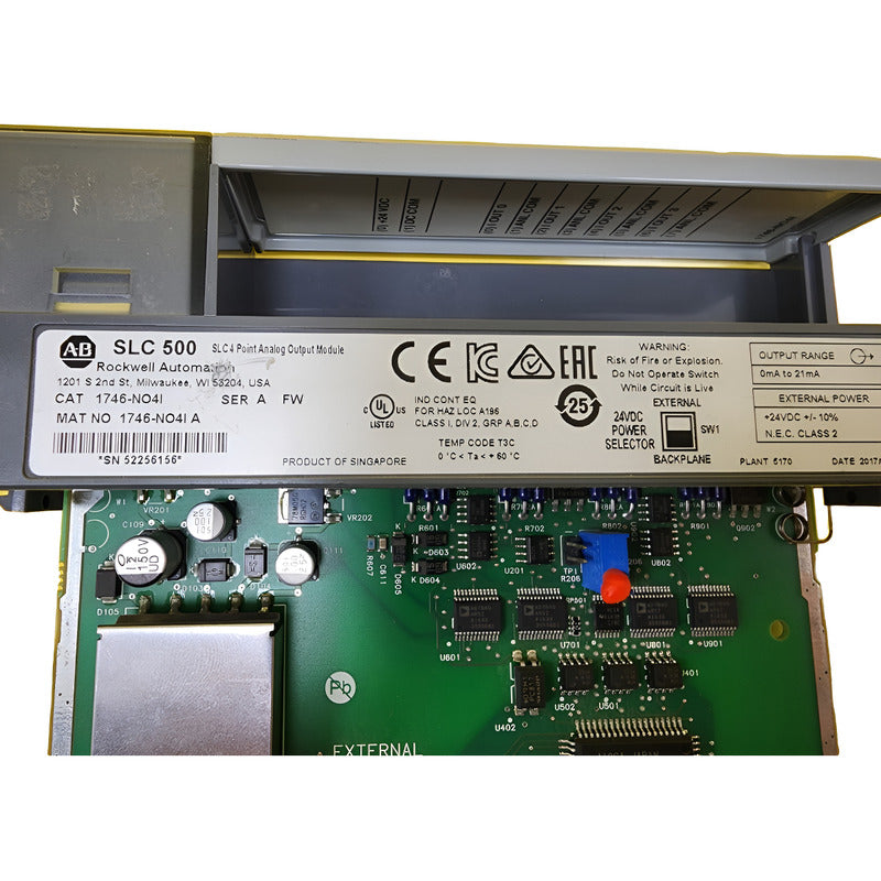 Modulo Allen Bradley Slc 500 1746-no4i Power Industrial