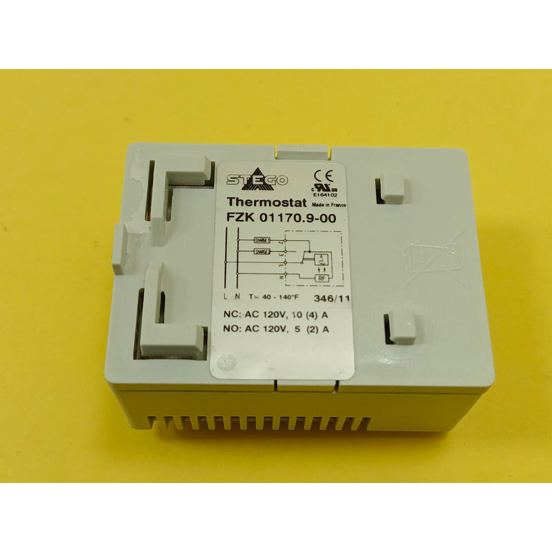 Stego 01170.9-00, Termostato Mecánico 120 Vca 40 A 140 ºf