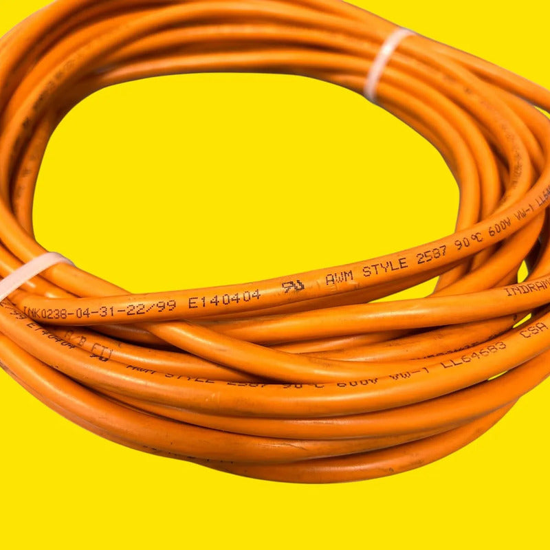 Indramat Ikl-0221 Cable De Conexión Industrial 2 Metros Naranja
