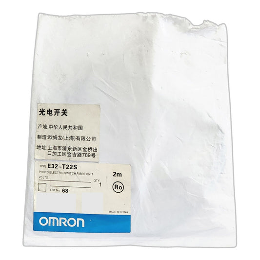 Omron E32-t22s Fibra Óptica Sensor Fotoeléctrico 2m