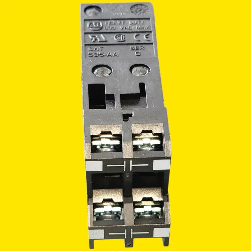 Allen-bradley 595-aa Bloque Auxiliar Para Contactor
