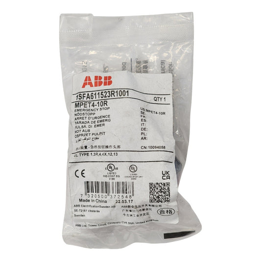 Abb Mpet4-10r Selector Switch Roja 24v Panel Industrial Rojo