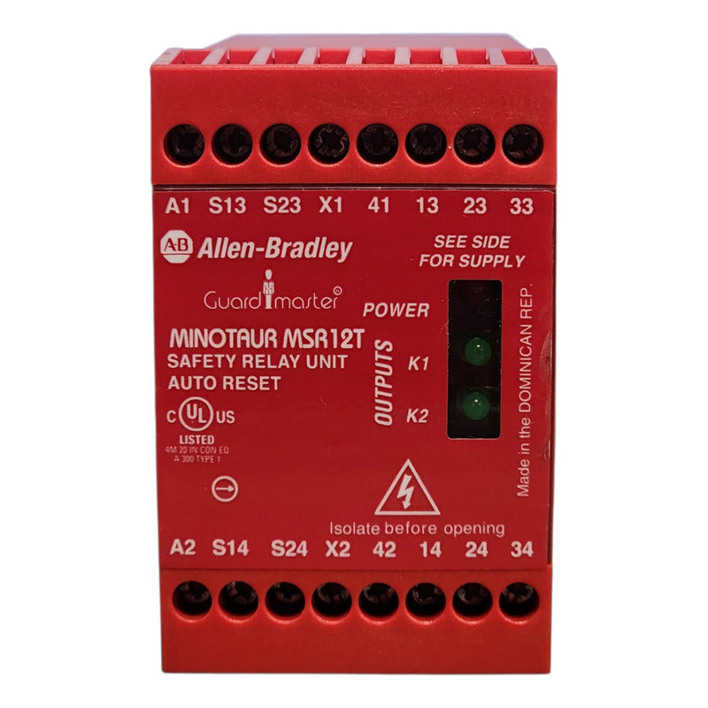 Allen-bradley 440r-k23042-a Relé De Seguridad De Monitoreo