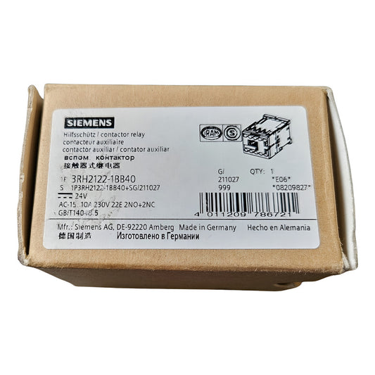 Siemens 3rh2122-1bb40 Contactor