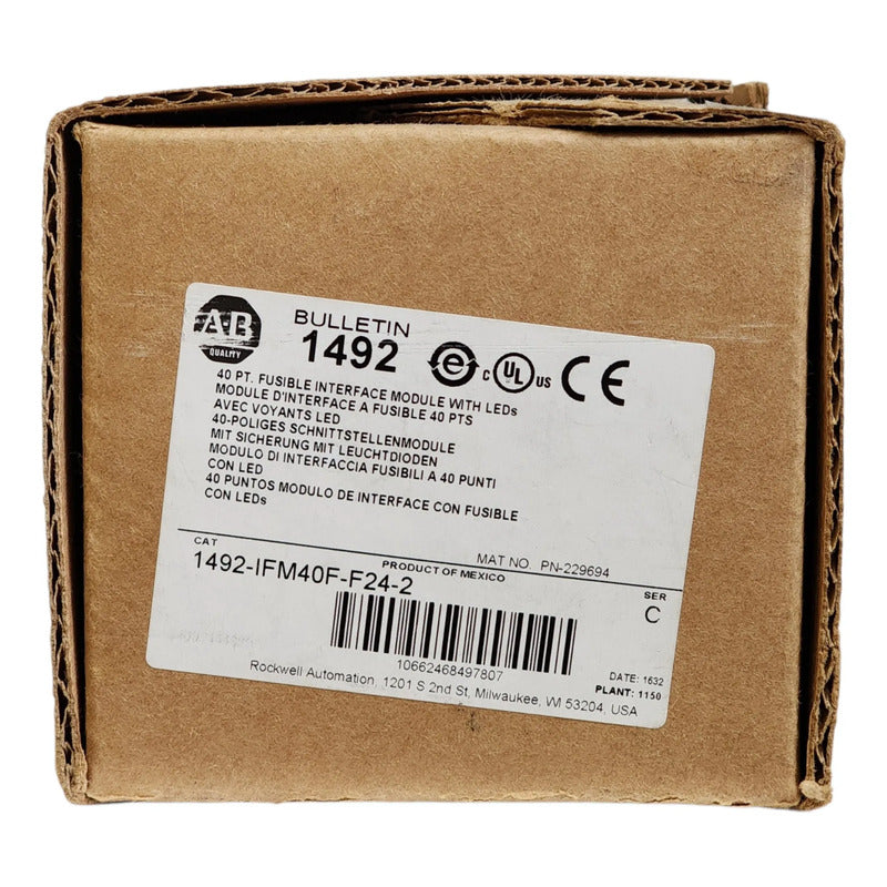 Allen-bradley 1492-ifm40f-f24-2 Modulo Interfaz 40 Pts