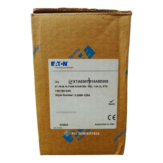 Eaton Xtae007b10a5e005 Fvnr Starter