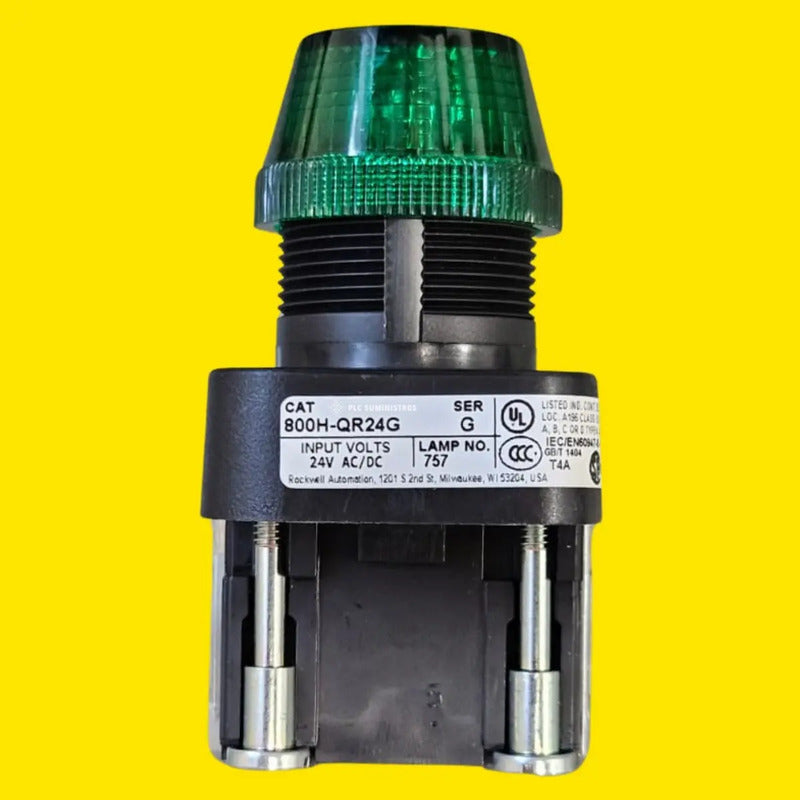 Allen-bradley 800h-qr24g 30mm Pilot Light 800h Pb 24v Ac/dc