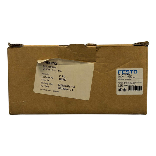 Festo Lr-3/4-d-7-midi Presure Regulator
