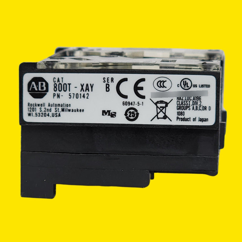 Allen Bradley 800t-xay Selector Industrial De Control