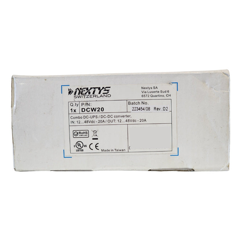 Nextys Dcw20: Convertidor Dc-ups 960w Industrial