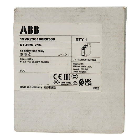 Abb Ct-ers.21s 1svr730100t0300 Relé De Tiempo 24-240v