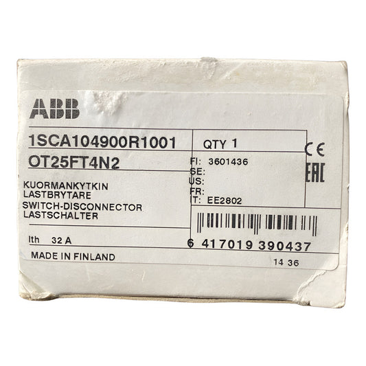 Switch-disconnector Interruptor Abb Ot25ft4n2