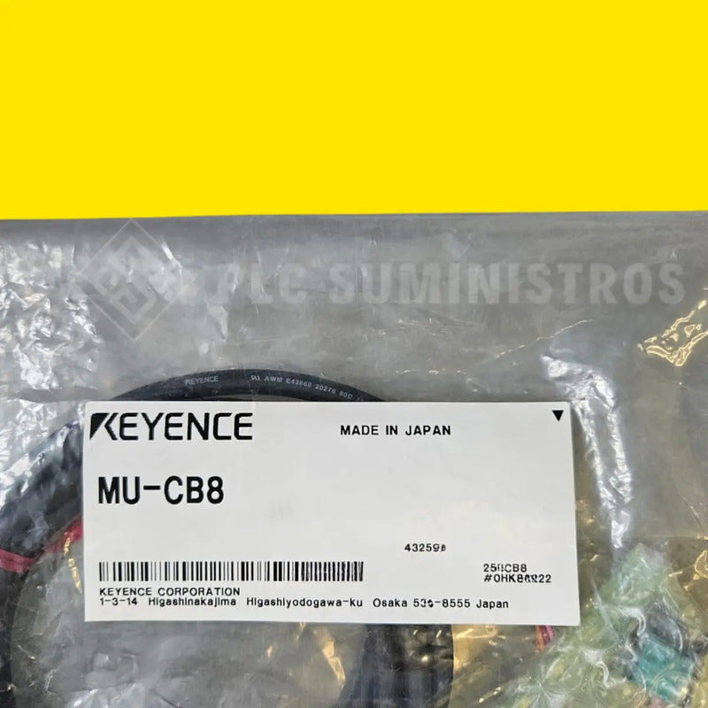 Keyence  Cable De Alimentación Para Mu-n Series Mu-cb8