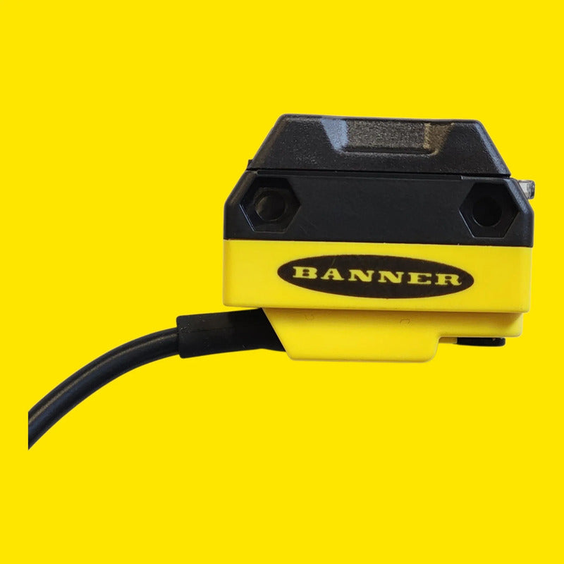 Banner 66224 Qs18vp6fp Sensor Fibra Optica Pnp Cable 2m