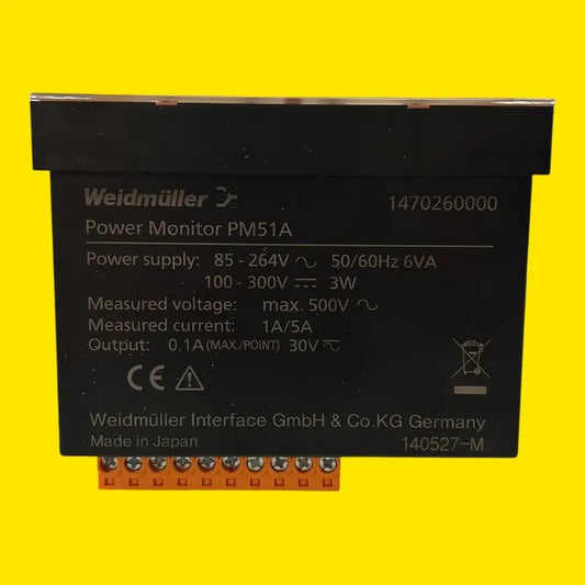 Weidmüller 06-00025115-140527-00 Monitor De Energía