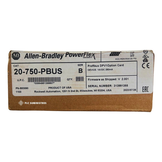 Allen Bradley 20-750-pbus Modulo De Opcion Profibus Original