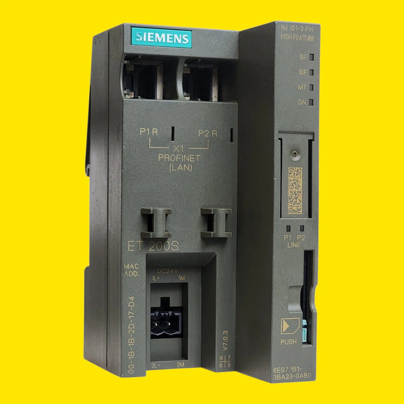 Siemens 6es7 151-3ba23-0ab0 Módulo Interfaz Profinet