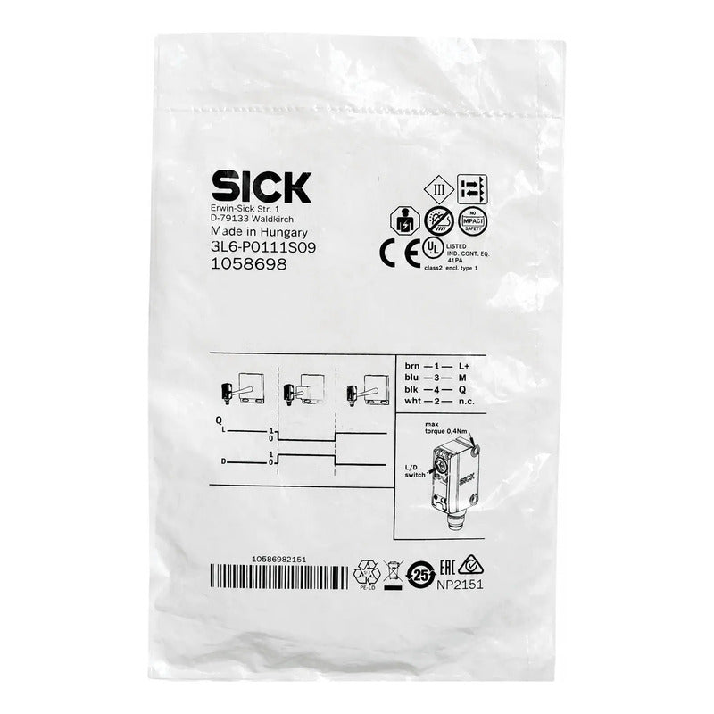 Sick Ime08-1b5pszw2s 1040840 Sensor Inductivo Pnp M8