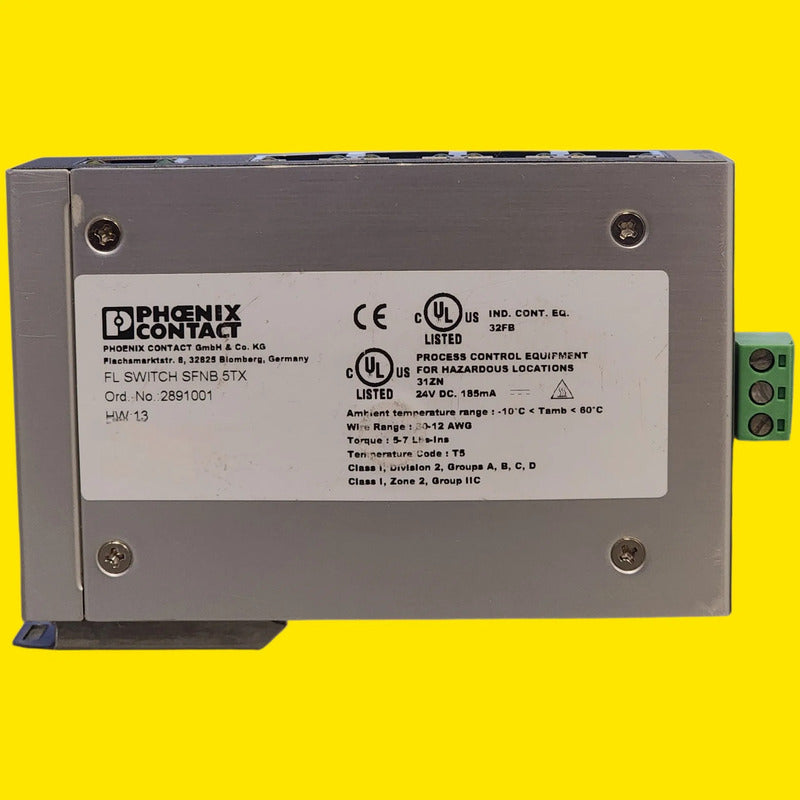 Phoenix Contact Fl Switch Sfnb 5tx 2891001 5 Puertos