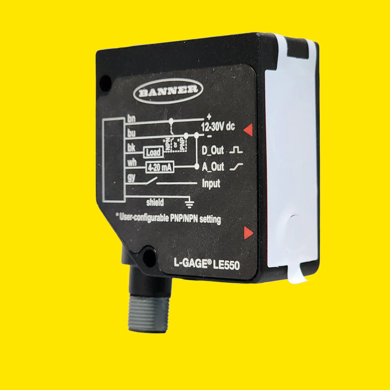 Banner 86746 Le550iq Sensor Laser Desplazamiento 100-1000mm