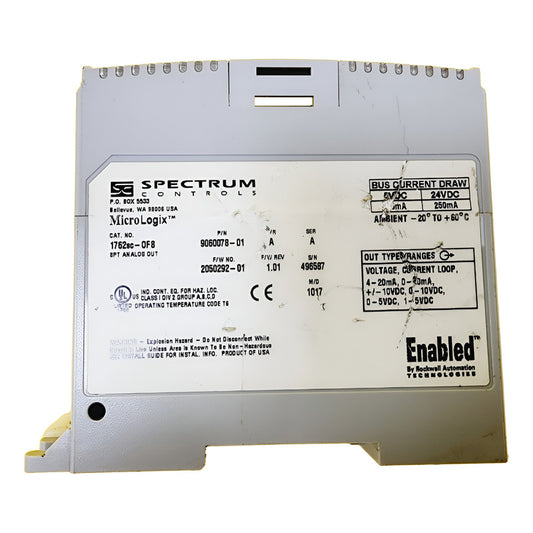 Spectrum 1762sc-0f8 Módulo De Entrada Analógica