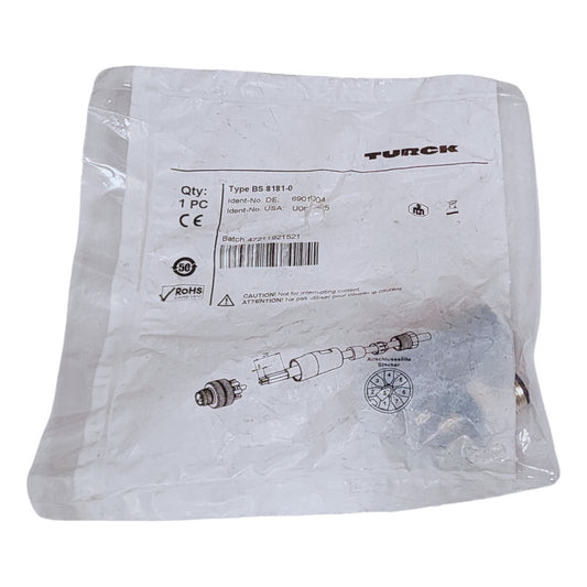 Turck Bs 8181-0 6901004 Conector De Montaje  De Cable