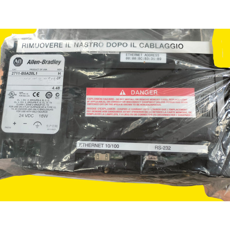 Allen-bradley 2711-b5a20l1 Pantalla Tactil