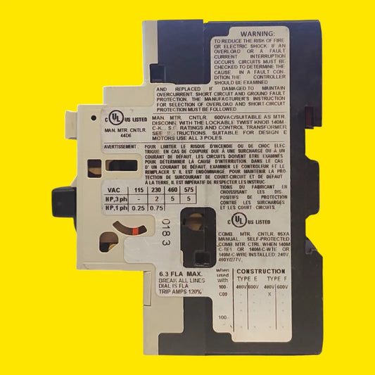 Allen-bradley Guardamotor 140m-c2e-b63 Trifásico  4-6.3a