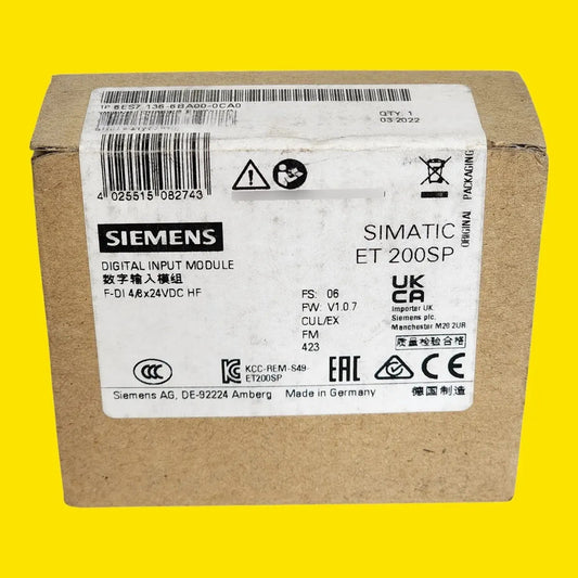 Modulo Input Siemens 6es7136-6ba00-0ca0 Et200sp Plc