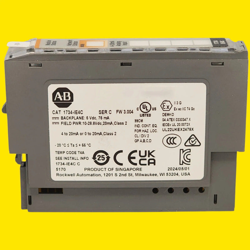 Allen-bradley 1734-ie4c Módulo Entrada Analógica