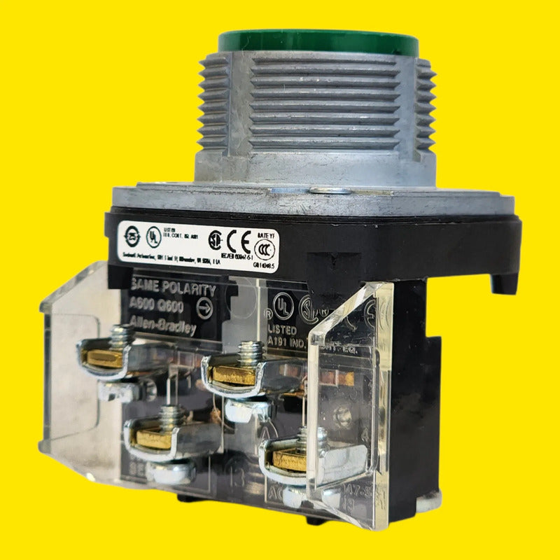 Allen-bradley 800t-a1a Bloque De Contactos Auxiliar Verde