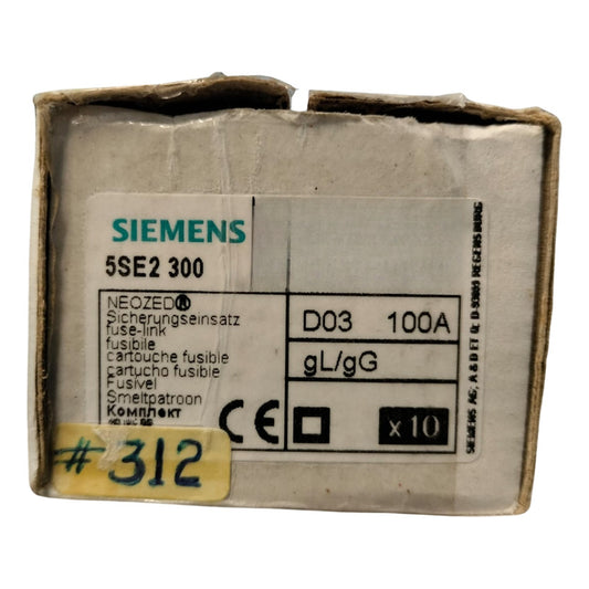 Siemens 5se2-300 Fusibles Nuevo
