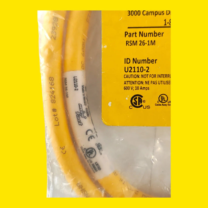 Turck Rsm 26-1m Cable Para Sensor 7/8 2 Pines 1m