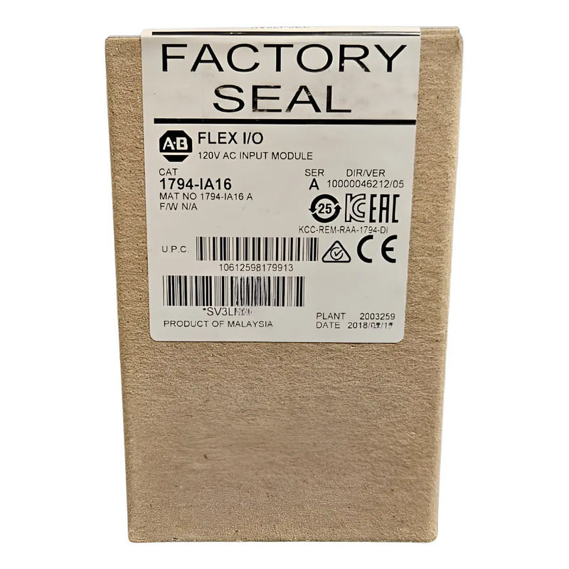 Nuevo Allen Bradley 1794-ia16/un Flex I/o Módulo De Entrada