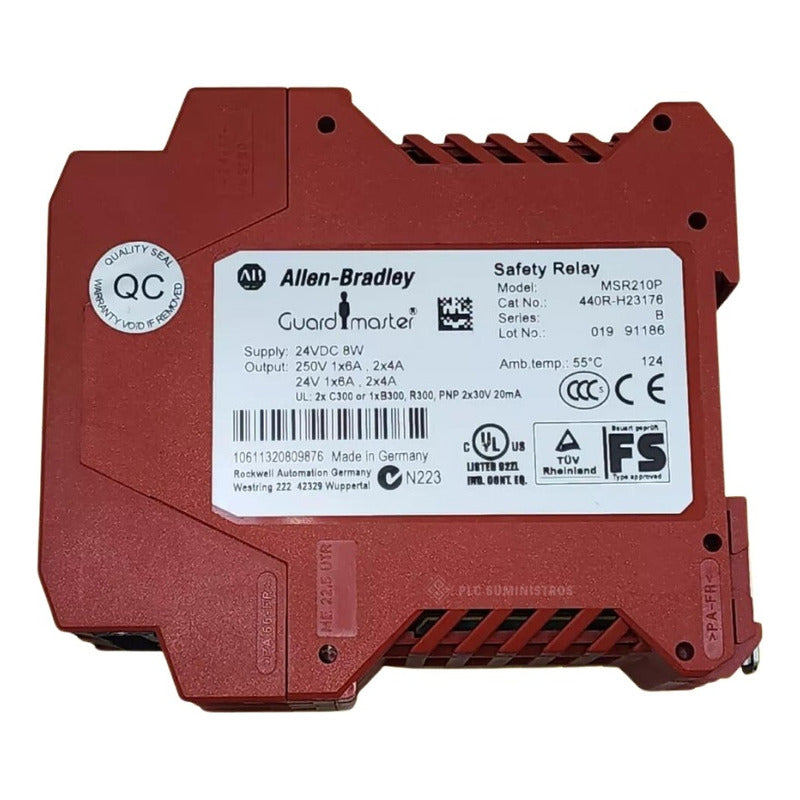 Allen Bradley 440r-h23176  Relé De Seguridad. Usado