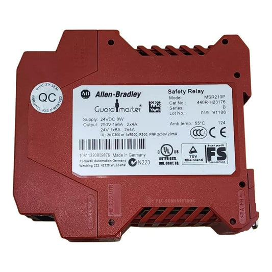 Allen Bradley 440r-h23176  Relé De Seguridad. Usado