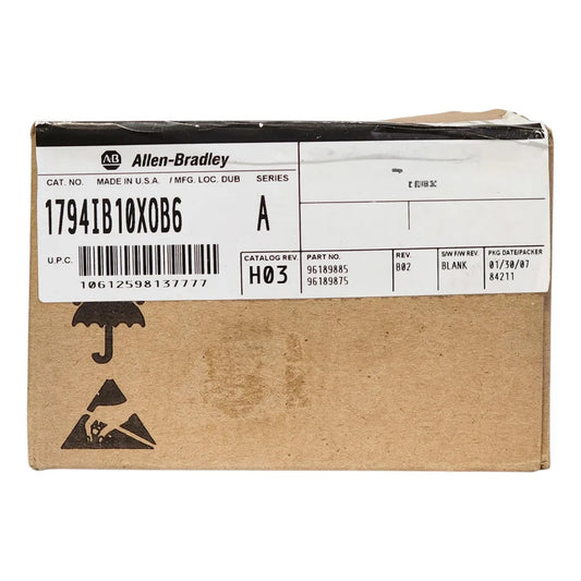 Allen-bradley 1794-ib10xob6 Módulo I/o Digital Flex Nueva Caja Cerrada