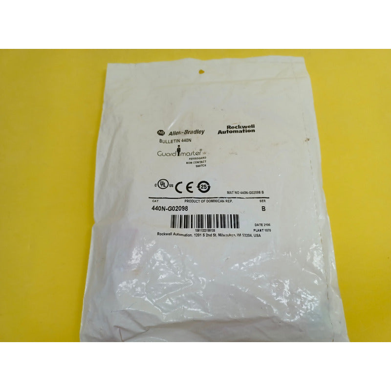 Allen Bradley Interuptor De Seguridad 440n-g02098